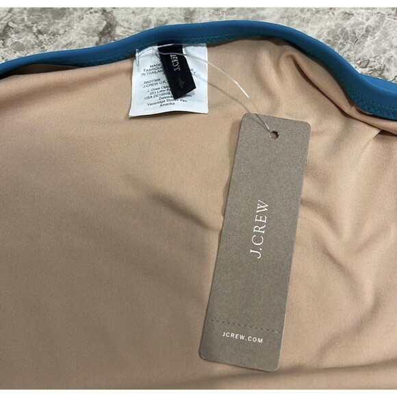 J Crew Bikini Bottom NWT Aqua XXL Style B6804 - Picture 5 of 12